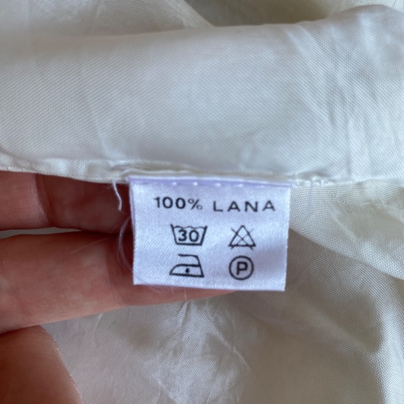 Vintage Premode Wool Beaded Cardigan Jacket (M) I Pearl & Gold Bead Embellished - Picture 9 of 11